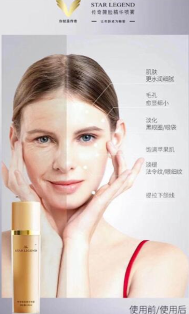 传奇薇脸精华喷雾丨抗衰黑科技c位出道衰老问题一网打尽