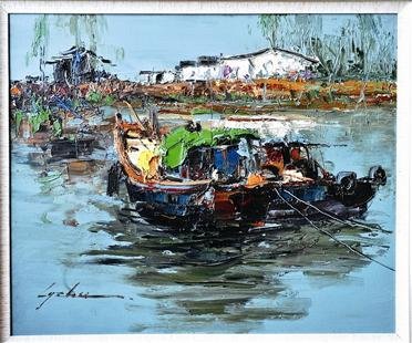 西安画家李易初有八幅作品