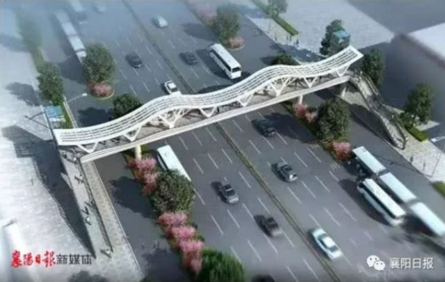 襄阳6座人行天桥正在建设中 预计年底前完工