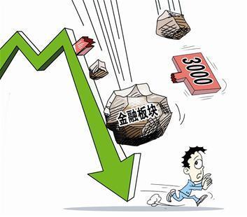 沪指昨跌2%失守3000点 金融股暴跌近2000个