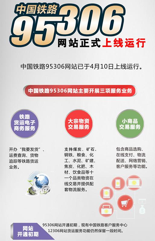 中国铁路95306网站正式上线运行