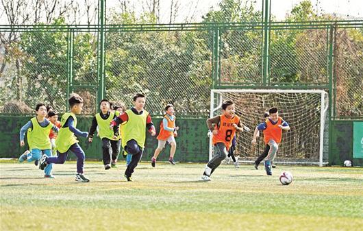 退役球员组建校园足球队 在后湖体育中心成立