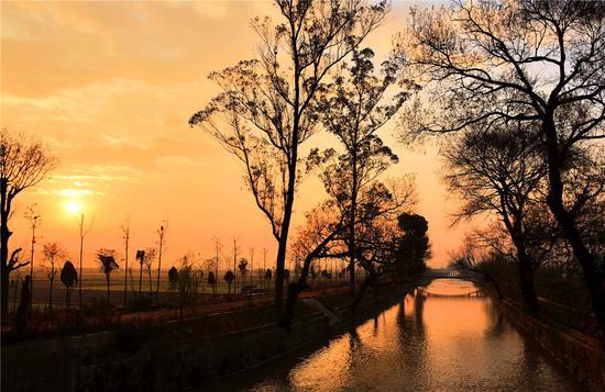 美丽昌宁 冬季日出醉田园
