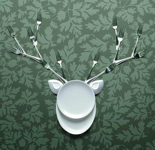 厨房里的可爱创意 餐具也疯狂(组图)