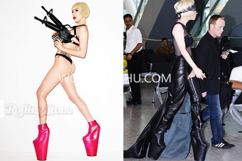 <em>Lady</em> Gaga得瑟过头 鞋太高尴尬<em>摔跤</em>_<em>女人</em>频道