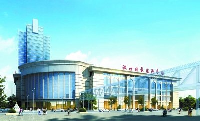 旁边就是轻轨一号线汉口北站