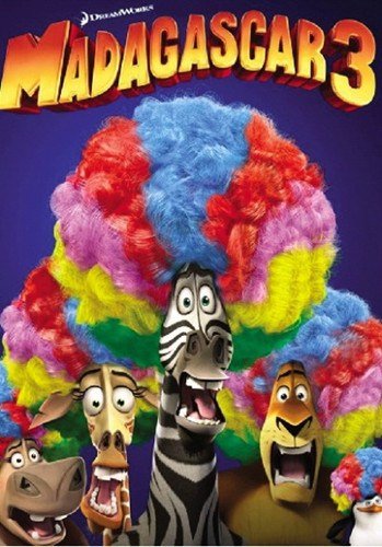《马达加斯加3》海报曝光 四小伙伴卖艺又卖萌