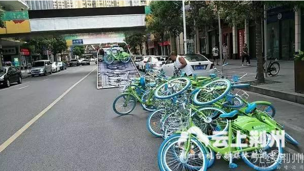 荆州城区共享单车突破5万辆 单车管理压力山大