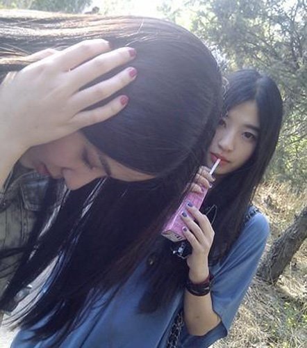 中戏<em>姐妹花</em>酷似全智贤 被疑<em>韩国</em>整容(组图)_大