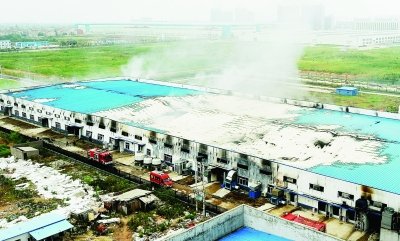 蔡甸“新农牛肉”工厂昨突发大火 牛肉或减产