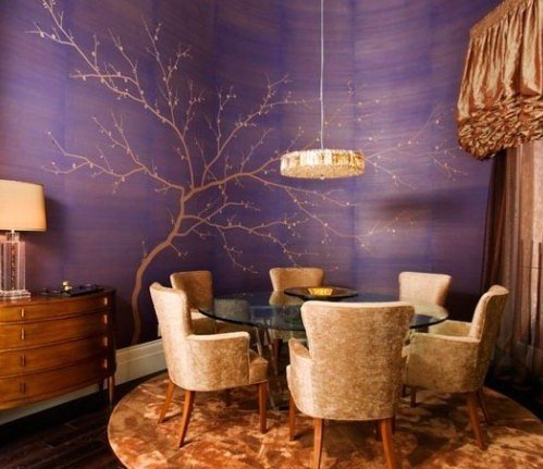 创意手绘墙设计图 彰显家居品味的新思路