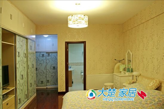 汉水熙园幸福婚房 4万打造90平米小资风_大楚