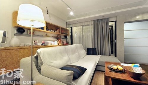 巧妙隔断出2个阳台 主妇2室2厅原木自然风婚房