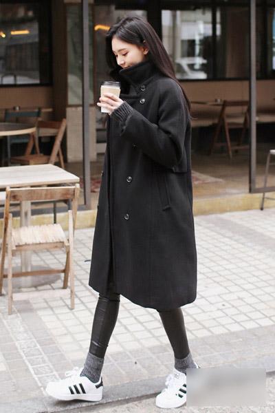 冬季造型有腔调 大衣混搭运动鞋确保零失误图片
