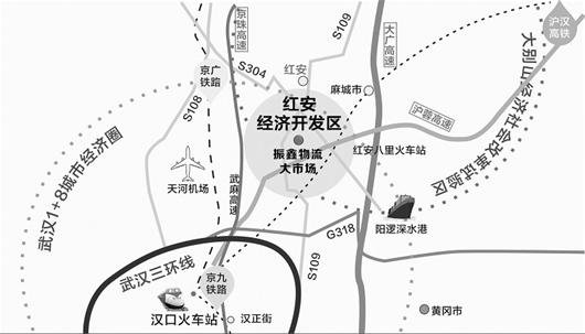 阿里巴巴红安建设产业带 城市圈物流迎发展良