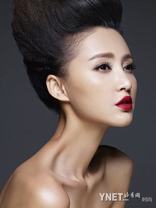 明星时尚精第6期  张歆艺 登杂志封面 复古风大