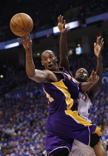 科比20分湖人29分惨败 雷霆三少69分率队1-0