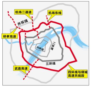 武汉四环线9月底有望开工