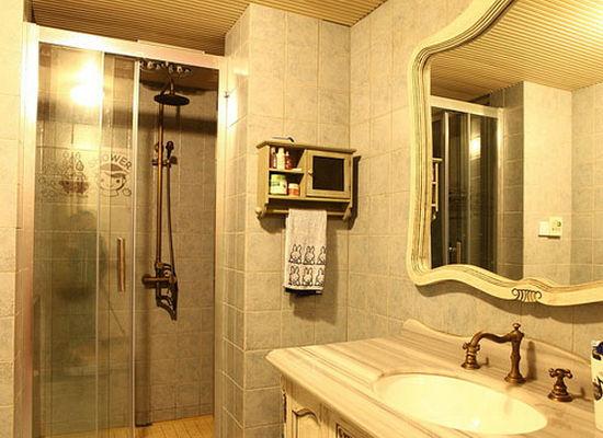 90平装修设计效果图 田园VS复古风