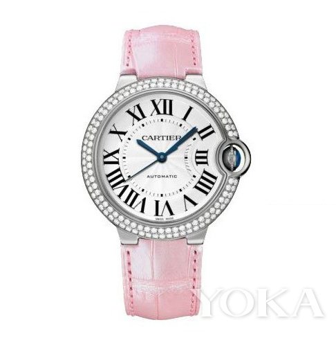 <em>卡地亚</em>蓝气球系列女士机械表