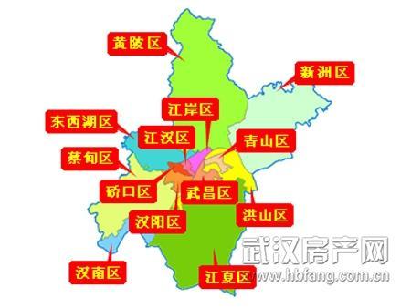 武汉各区地图_湖北省行政区划