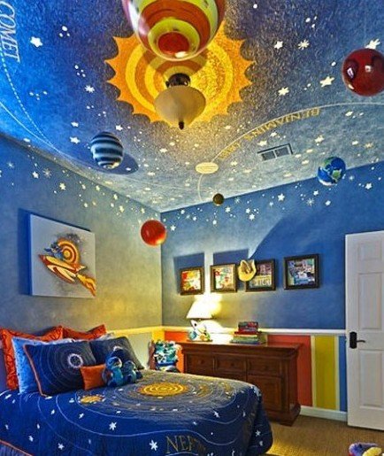 创意手绘墙设计图 彰显家居品味的新思路