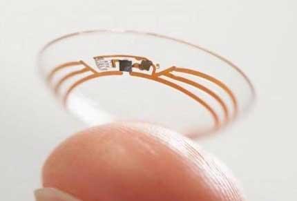 谷歌新智能隐形眼镜 监控糖尿病患者血糖指数