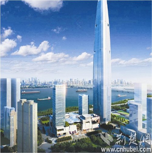 606米大楼还将加高 武汉绿地中心冲刺中国第