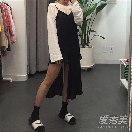 怎样搭配针织吊带裙 V领吊带裙修饰身材效果100分