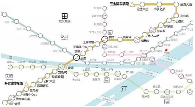 武汉地铁3号线28日开通
