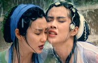 林青霞激吻王祖贤 揭徐克电影经典女欢女爱_