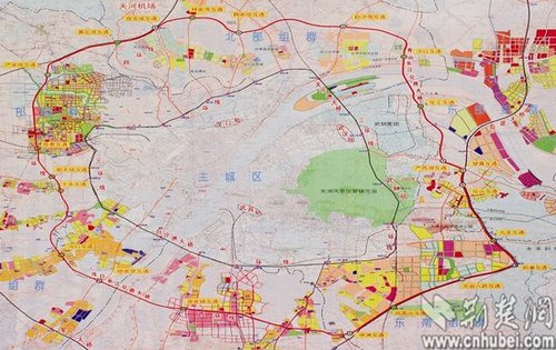 武汉四环线规划图