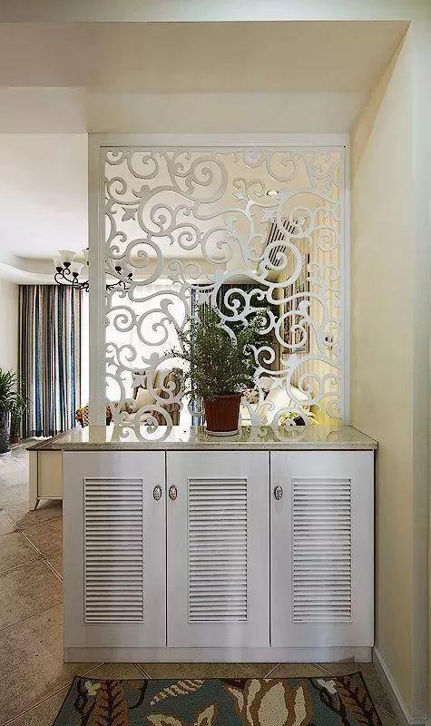 玄关的屏风，要隔断也要实用!