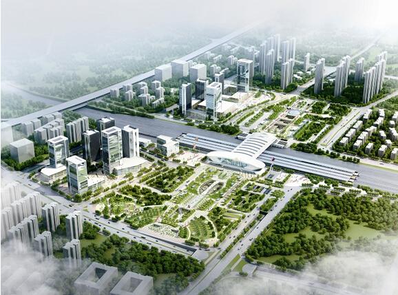 光谷火车站三大项目开建 拟计划2018年底建成