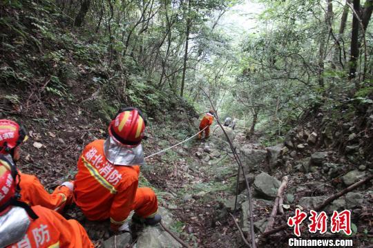 湖北一农夫深山采药从山顶滑落 不幸身亡(图)