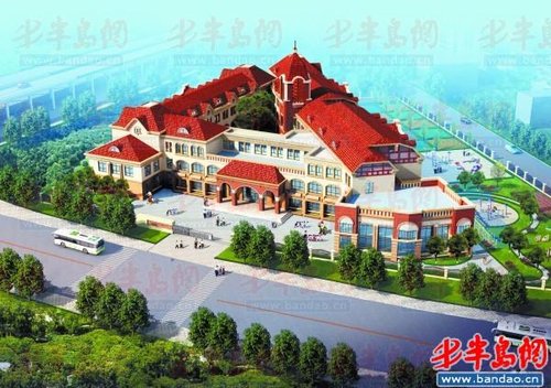 家门口建起幼儿园,真方便!