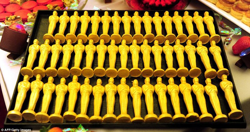 亲尝84届奥斯卡诱人大餐 小金人巧克力_大楚网