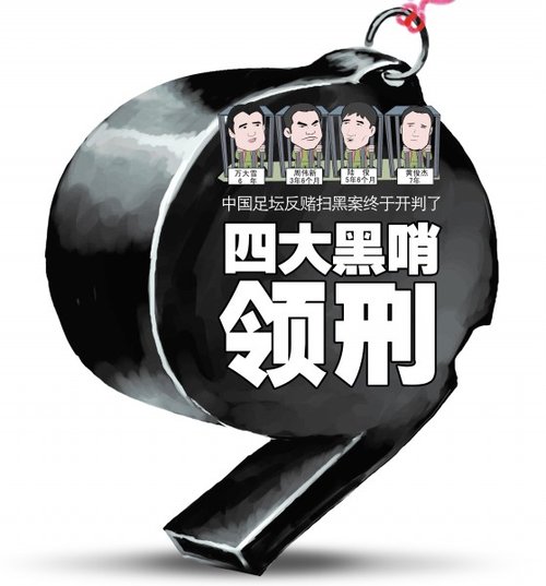 四大黑哨领刑