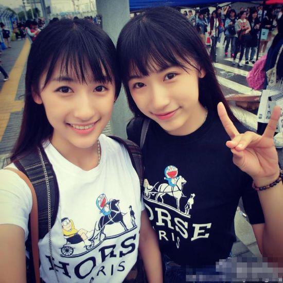 复旦双胞胎姐妹校花走红 最新生活照曝光(图)