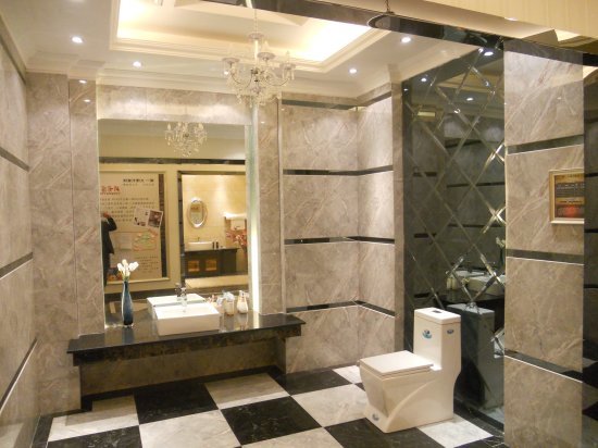 简一大理石瓷砖单片低至90元\/片 辨真假赢免单