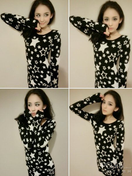 新一代<em>JAY女郎</em> 古力娜扎亲民私搭|萌系搭配 - 萌