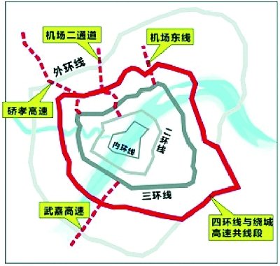 武汉四环线开建 楼市又添潜力股