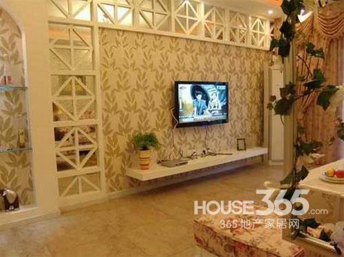 家居电视墙效果图 欧式田园风格装修浪漫气质