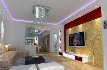 眼前一亮的完美家 现代简约背景墙