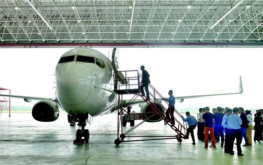 贝迪克凌云飞机维修项目投产 波音737在宜昌体