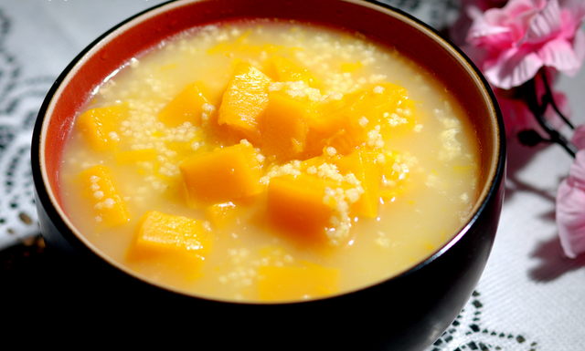 宝宝常吃南瓜大米粥好处多 父母快学起来