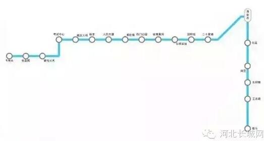 石家庄地铁1-6号线线路图大全