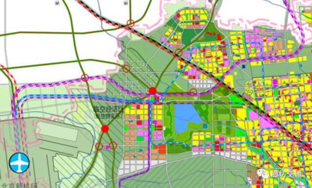 《廊坊市城市总体规划(2016-2030年)》对照地图就更为清晰了.图片