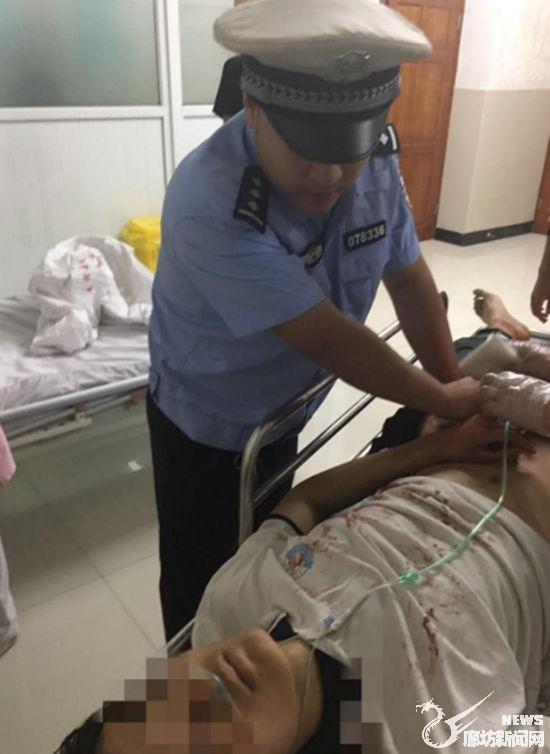 受伤学生生命危在旦夕 交警紧急救助暖人心