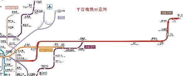 (自媒体账号:燕郊新移民) 北京地铁平谷线将在河北设两站     "平谷线
